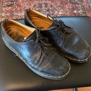 Doc Marten Black Laced Shoes